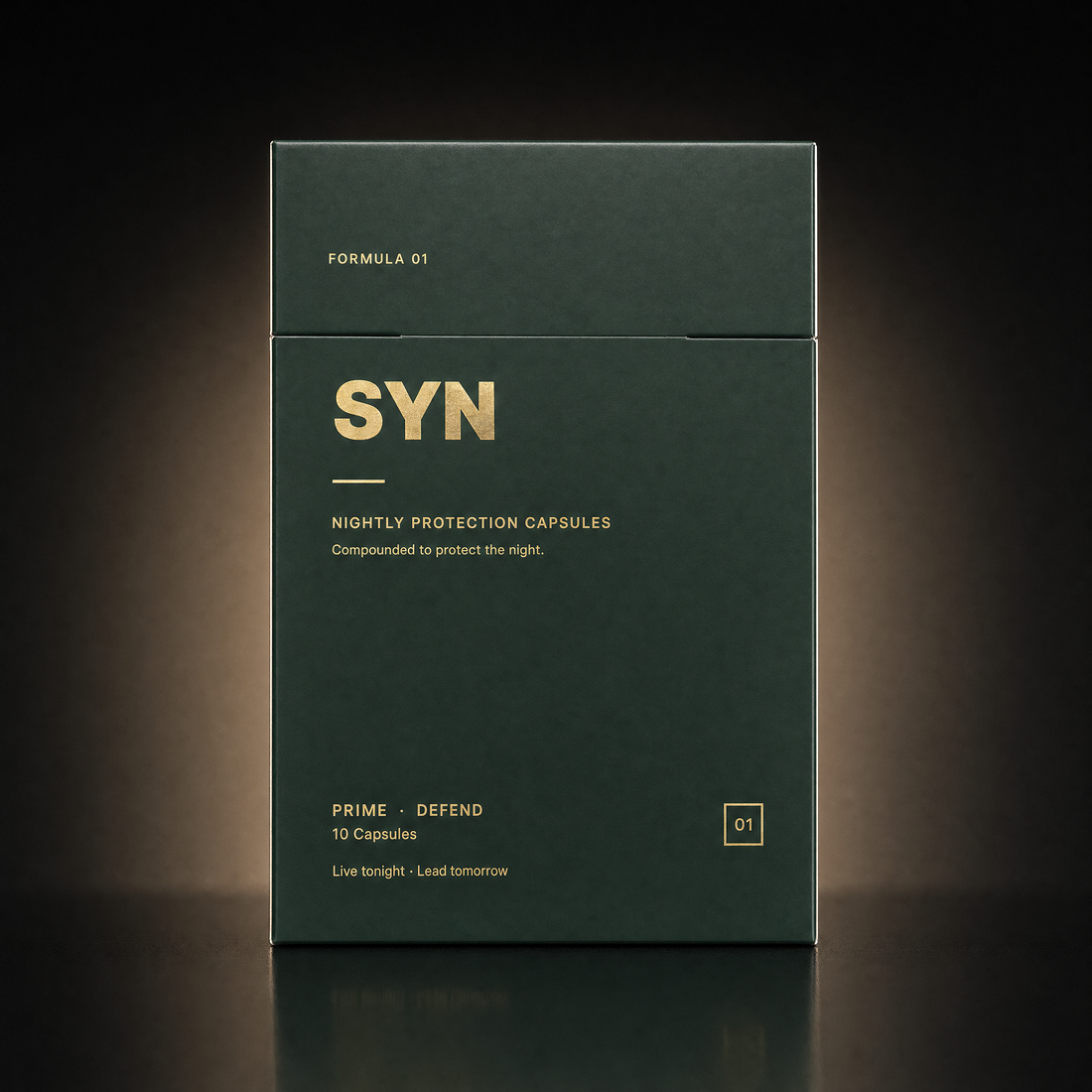 SYN Nightly Protection Capsules box, front