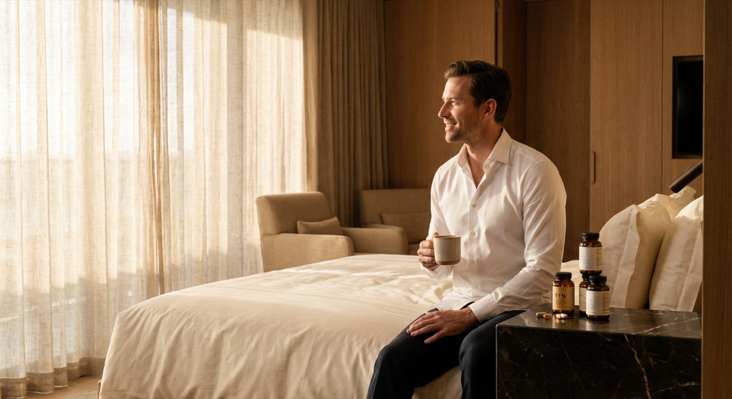 Executive morning routine with SYN